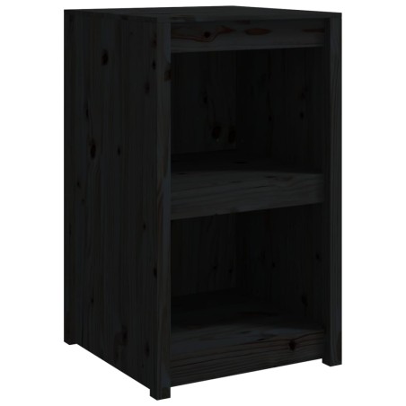 vidaXL Mueble de cocina exterior madera maciza pino negro 55x55x92 cm
