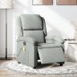 vidaXL Sillón reclinable de masaje eléctrico terciopelo gris claro vidaXL Sillón reclinable de masaje eléctrico terciopelo gris claro