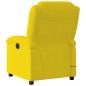 vidaXL Sillón reclinable de masaje eléctrico terciopelo amarillo vidaXL Sillón reclinable de masaje eléctrico terciopelo amarillo