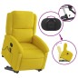 vidaXL Sillón reclinable de masaje elevable terciopelo amarillo vidaXL Sillón reclinable de masaje elevable terciopelo amarillo
