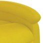 vidaXL Sillón reclinable de masaje elevable terciopelo amarillo vidaXL Sillón reclinable de masaje elevable terciopelo amarillo
