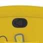 vidaXL Sillón reclinable de masaje elevable terciopelo amarillo vidaXL Sillón reclinable de masaje elevable terciopelo amarillo
