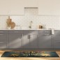 vidaXL Alfombra de cocina lavable antideslizante multicolor 60x180 cm