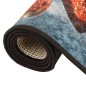 vidaXL Alfombra de cocina lavable antideslizante multicolor 60x180 cm