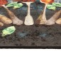 vidaXL Alfombra de cocina lavable antideslizante multicolor 60x180 cm