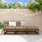 vidaXL Juego de muebles jardín 3 pzas madera maciza pino marrón miel vidaXL Juego de muebles jardín 3 pzas madera maciza pino marrón miel
