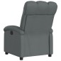 vidaXL Sillón reclinable eléctrico de tela gris oscuro vidaXL Sillón reclinable eléctrico de tela gris oscuro