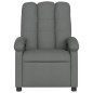 vidaXL Sillón reclinable eléctrico de tela gris oscuro vidaXL Sillón reclinable eléctrico de tela gris oscuro