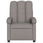 vidaXL Sillón reclinable eléctrico tela gris taupé vidaXL Sillón reclinable eléctrico tela gris taupé
