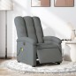 vidaXL Sillón reclinable de masaje eléctrico tela gris oscuro vidaXL Sillón reclinable de masaje eléctrico tela gris oscuro