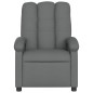 vidaXL Sillón reclinable de masaje eléctrico tela gris oscuro vidaXL Sillón reclinable de masaje eléctrico tela gris oscuro