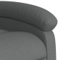 vidaXL Sillón reclinable de masaje eléctrico tela gris oscuro vidaXL Sillón reclinable de masaje eléctrico tela gris oscuro
