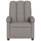 vidaXL Sillón reclinable de masaje eléctrico tela gris taupe vidaXL Sillón reclinable de masaje eléctrico tela gris taupe