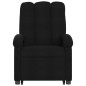 vidaXL Sillón reclinable de masaje elevable tela negro vidaXL Sillón reclinable de masaje elevable tela negro