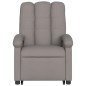 vidaXL Sillón reclinable de masaje elevable tela gris taupé vidaXL Sillón reclinable de masaje elevable tela gris taupé