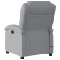 vidaXL Sillón reclinable de masaje eléctrico tela gris claro vidaXL Sillón reclinable de masaje eléctrico tela gris claro