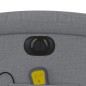 vidaXL Sillón reclinable de masaje eléctrico tela gris claro vidaXL Sillón reclinable de masaje eléctrico tela gris claro