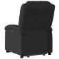 vidaXL Sillón reclinable de masaje elevable tela negro vidaXL Sillón reclinable de masaje elevable tela negro
