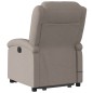 vidaXL Sillón reclinable de masaje elevable tela gris taupé vidaXL Sillón reclinable de masaje elevable tela gris taupé