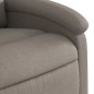 vidaXL Sillón reclinable de masaje elevable tela gris taupé vidaXL Sillón reclinable de masaje elevable tela gris taupé