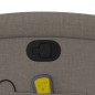 vidaXL Sillón reclinable de masaje elevable tela gris taupé vidaXL Sillón reclinable de masaje elevable tela gris taupé