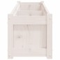 vidaXL Jardineras de exterior 2 unidades madera maciza de pino blanco vidaXL Jardineras de exterior 2 unidades madera maciza de pino blanco