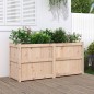 vidaXL Jardinera de madera maciza de pino 150x50x70 cm vidaXL Jardinera de madera maciza de pino 150x50x70 cm