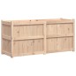 vidaXL Jardinera de madera maciza de pino 150x50x70 cm vidaXL Jardinera de madera maciza de pino 150x50x70 cm