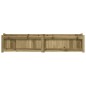 vidaXL Jardinera de madera de pino impregnada 150x31x31 cm vidaXL Jardinera de madera de pino impregnada 150x31x31 cm