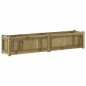 vidaXL Jardinera de madera de pino impregnada 150x31x31 cm vidaXL Jardinera de madera de pino impregnada 150x31x31 cm