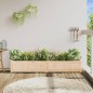 vidaXL Jardinera de madera maciza de pino 180x31x31 cm vidaXL Jardinera de madera maciza de pino 180x31x31 cm