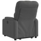 vidaXL Sillón reclinable elevable de tela gris oscuro vidaXL Sillón reclinable elevable de tela gris oscuro