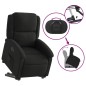 vidaXL Sillón eléctrico reclinable elevable de tela negro vidaXL Sillón eléctrico reclinable elevable de tela negro