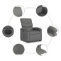 vidaXL Sillón eléctrico reclinable elevable de tela gris oscuro vidaXL Sillón eléctrico reclinable elevable de tela gris oscuro