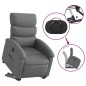 vidaXL Sillón eléctrico reclinable elevable de tela gris oscuro vidaXL Sillón eléctrico reclinable elevable de tela gris oscuro