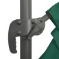 vidaXL Sombrilla voladiza con LED verde 400x300 cm vidaXL Sombrilla voladiza con LED verde 400x300 cm