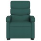 vidaXL Sillón eléctrico reclinable elevable de tela verde oscuro vidaXL Sillón eléctrico reclinable elevable de tela verde oscuro