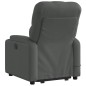 vidaXL Sillón de masaje eléctrico reclinable elevable tela gris oscuro vidaXL Sillón de masaje eléctrico reclinable elevable tela gris oscuro