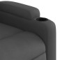 vidaXL Sillón de masaje eléctrico reclinable elevable tela gris oscuro vidaXL Sillón de masaje eléctrico reclinable elevable tela gris oscuro