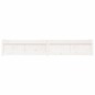 vidaXL Jardinera de madera maciza de pino blanca 180x31x31 cm vidaXL Jardinera de madera maciza de pino blanca 180x31x31 cm