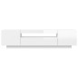 vidaXL Mueble de TV con luces LED blanco brillante 160x35x40 cm vidaXL Mueble de TV con luces LED blanco brillante 160x35x40 cm