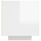 vidaXL Mueble de TV con luces LED blanco brillante 160x35x40 cm vidaXL Mueble de TV con luces LED blanco brillante 160x35x40 cm