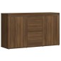 vidaXL Aparador de madera contrachapada marrón roble 120x36x69 cm vidaXL Aparador de madera contrachapada marrón roble 120x36x69 cm