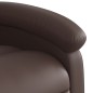 vidaXL Sillón de masaje reclinable eléctrico cuero sintético marrón vidaXL Sillón de masaje reclinable eléctrico cuero sintético marrón