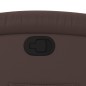 vidaXL Sillón reclinable elevable cuero sintético marrón vidaXL Sillón reclinable elevable cuero sintético marrón