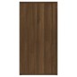 vidaXL Aparador de madera contrachapada marrón roble 120x36x69 cm vidaXL Aparador de madera contrachapada marrón roble 120x36x69 cm
