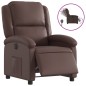 vidaXL Sillón reclinable eléctrico de cuero sintético marrón vidaXL Sillón reclinable eléctrico de cuero sintético marrón