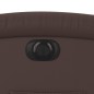 vidaXL Sillón reclinable eléctrico de cuero sintético marrón vidaXL Sillón reclinable eléctrico de cuero sintético marrón