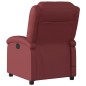 vidaXL Sillón de masaje reclinable de cuero artificial rojo tinto vidaXL Sillón de masaje reclinable de cuero artificial rojo tinto