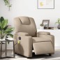 vidaXL Sillón reclinable de masaje eléctrico cuero sintético capuchino vidaXL Sillón reclinable de masaje eléctrico cuero sintético capuchino